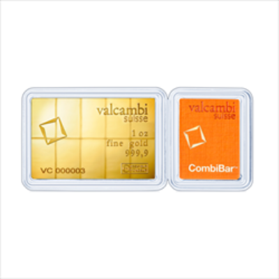 1 OZ GOLD COMBI-BAR VALCAMBI 10 x 1/10 OZ