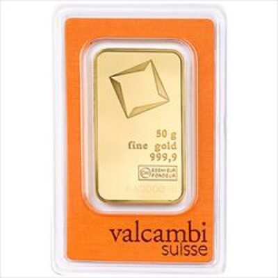 50 GRAM GOLD BAR VALCAMBI