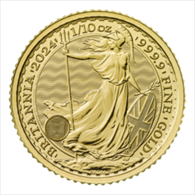 2024 1/10 OZ GREAT BRITAIN GOLD BRITANNIA