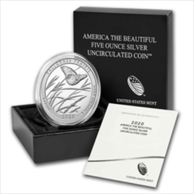 5 OZ SILVER AMERICA THE BEAUTIFUL SPECIMEN COLLECTOR VERSION