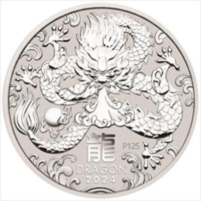 2024 1/2 OZ PERTH MINT SILVER DRAGON (LUNAR SERIES)