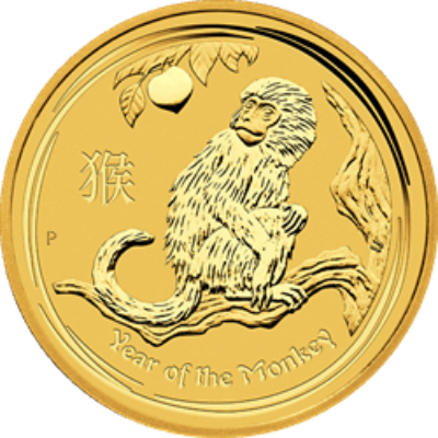 2016 1/2 OZ AUSTRALIAN GOLD MONKEY