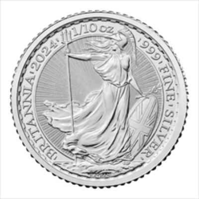 2024 1/10 OZ GREAT BRITAIN SILVER BRITANNIA