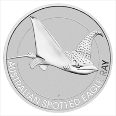 1.5 OZ AUSTRALIAN SILVER SPOTTED EAGLE RAY