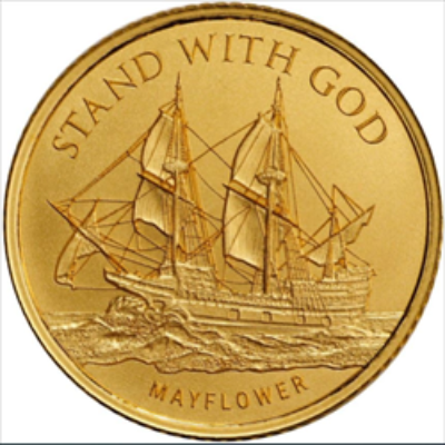 1/4 OZ GOLD ROYAL MINT MAYFLOWER