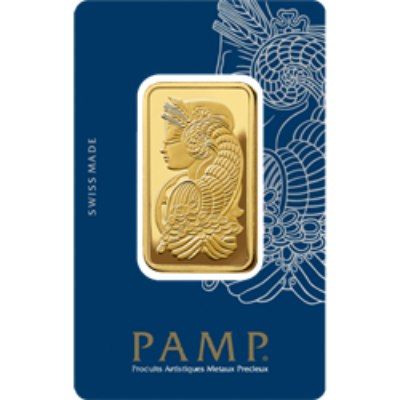 1 OZ GOLD BAR PAMP FORTUNA