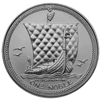 1 OZ PLATINUM NOBLE ISLE OF MAN