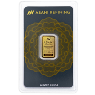 2.5 GRAM GOLD BAR ASAHI