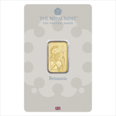 5 GRAM GOLD BAR BRITANNIA