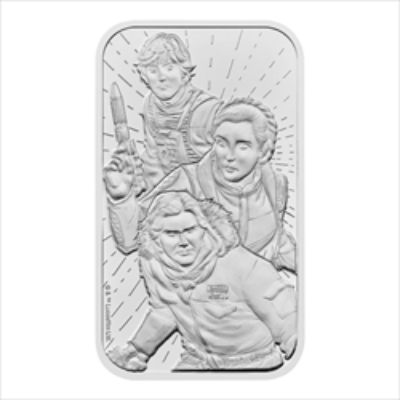 2024 1 OZ SILVER BAR STAR WARS LIGHT SIDE