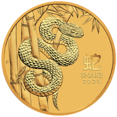 2025 1/4 OZ PERTH MINT GOLD SNAKE (LUNAR SERIES)