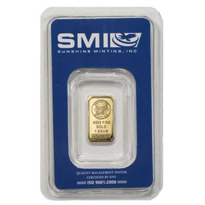 1 GRAM GOLD BAR SUNSHINE