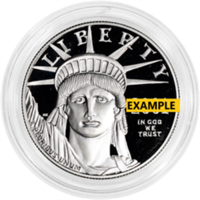 1 OZ AMERICAN PLATINUM EAGLE PROOF (CAPSULE ONLY)